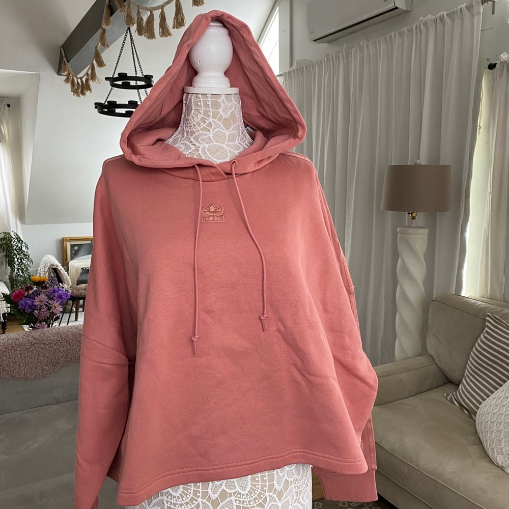 Adidas Women's Pink Hoodie